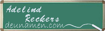 Adelind Reckers Visitenkarte